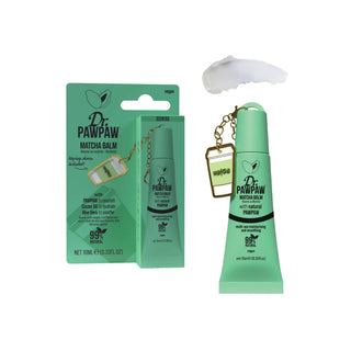 Balsam de buze multifunctional cu extract de papaya, ulei de ricin & aloe vera, cu breloc, Matcha, Dr.PAWPAW, 10 ml