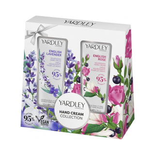 Set duo crema de maini English Lavender & English Rose, Yardley,  2 x 50 ml