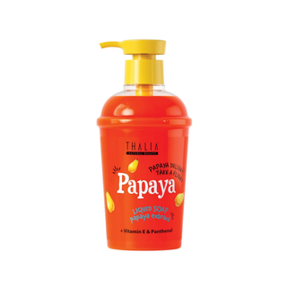 Sapun lichid cu extract de papaya + vitamina E & pantenol, Papaya Delight Take a Flight, Thalia, 400 ml