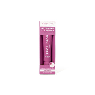 Gloss hidratant pentru buze, cu ulei de avocado, vitamina E & acid hialuronic, Lip Butter, nuanta Grape Fizz, Profusion Cosmetics, 15 ml