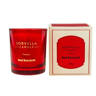 Lumanare parfumata premium SORVELLA RED BACCARAT, 170 gr