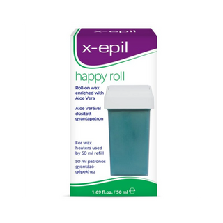Cartus de ceara cu aloe vera X-Epil pentru incalzitor Happy Roll, 50 ml