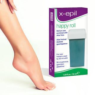 Cartus de ceara cu aloe vera X-Epil pentru incalzitor Happy Roll, 50 ml