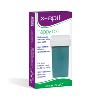 Cartus de ceara cu aloe vera X-Epil pentru incalzitor Happy Roll, 50 ml