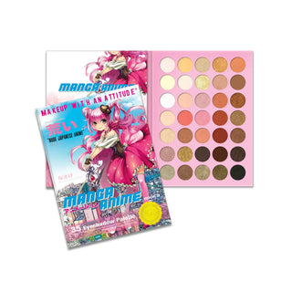 Paleta de farduri de pleoape Manga Anime Book 2, 35 de nuanțe, Rude Cosmetics