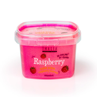 Scrub pentru corp pe baza de zahar, cu extract de zmeura, Be Feeling at Island, Thalia, 300 g