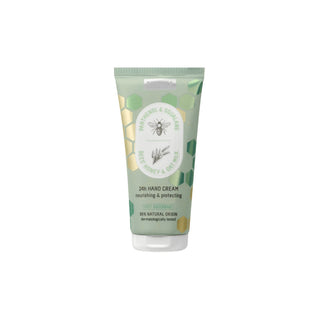 Crema de maini hranitoare & protectoare, cu miere si lapte de ovaz, 24 h, Bees & Oats, Biobaza, 50 ml