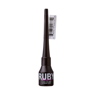 RUBY KISSES, Tus de ochi lichid cu varf flexibil, Black, 3 g