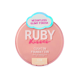RUBY KISSES, Fond de ten compact Cushion, Porcelain, 15 g