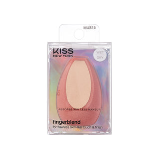 KISS, Burete pentru machiaj Finger Blend Sponge For Flawless Skin, 3 Cut