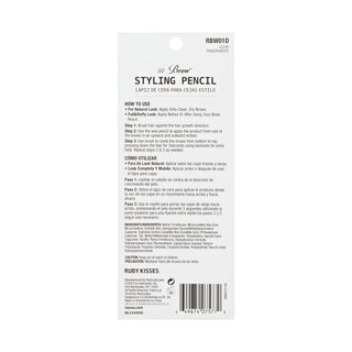 RUBY KISSES, Creion styling sprancene cu ceara Go Brow 1,15 g