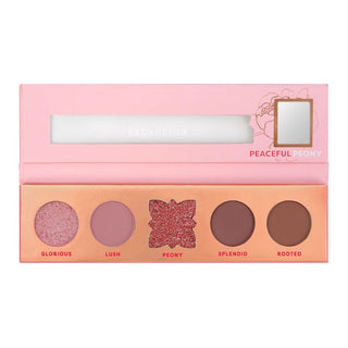 Paleta farduri de pleoape Peaceful Peony, 5 nuante, Profusion Cosmetics, 4.58 g