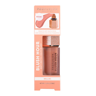 Blush Hour, blush lichid mat delicat, Bellini, Profusion Cosmetics, 6 ml