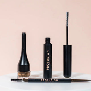 Kit pentru sculptarea sprancenelor Ultimate Brow Sculpt, Dark Brown, Profusion Cosmetics, 3 articole