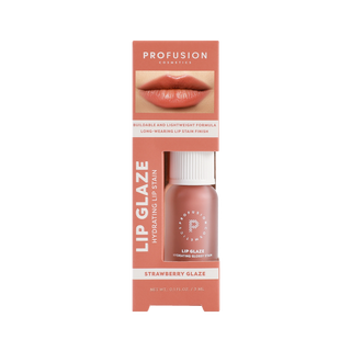 Profusion Cosmetics Lip Glaze Nuantator hidratant pentru buze, nuanta Strawberry Glaze, 3 ml