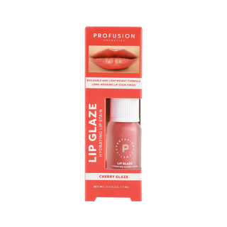 Profusion Cosmetics Lip Glaze Nuantator hidratant pentru buze, nuanta Cherry Glaze, 3 ml