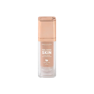 Fond de ten cu SPF 15, rezistenta indelungata, acoperire medie spre mare, finish satinat natural, nuanta Fair 110, Feel Good Skin, Profusion Cosmetics, 30 ml