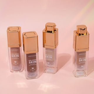Fond de ten cu SPF 15, rezistenta indelungata, acoperire medie spre mare, finish satinat natural, nuanta Medium 320, Feel Good Skin, Profusion Cosmetics, 30 ml Feel Good Skin Foundation - 320 Medium