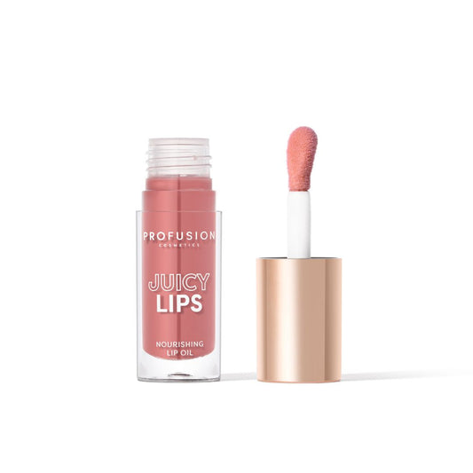 Ulei de buze hranitor si colorat Juicy Lip Tint, nuanta Radiant Rose, Profusion Cosmetics, 4.5 ml