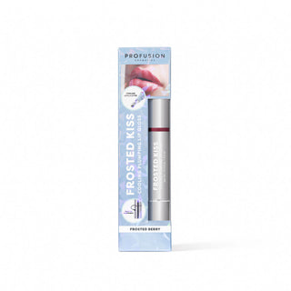Profusion Cosmetics Frosted Kiss Gloss pentru buze cu efect de plumping si racorire, nuanta Frosted Berry, 3.2 g