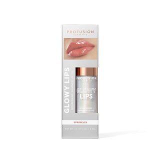 Profusion Cosmetics Glowy Lips ulei hranitor cu sclipici pentru buze, nuanta Sprinkles, 5 ml