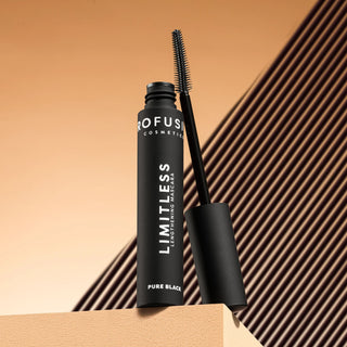 Mascara pentru alungirea genelor, Limitless, nuanta Pure Black, Profusion Cosmetics, 9 ml
