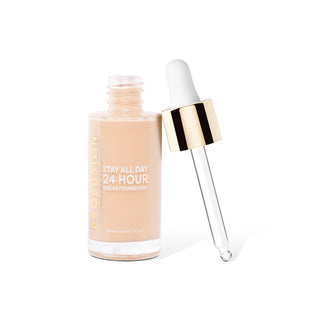 Profusion Cosmetics Fond de ten cu silicon 24 Hour Stay All Day, nuanta Light Beige, 30 ml