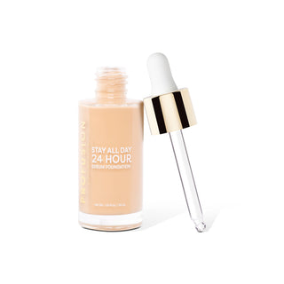 Profusion Cosmetics Fond de ten cu silicon 24 Hour Stay All Day, nuanta Classic Bisque, 30 ml
