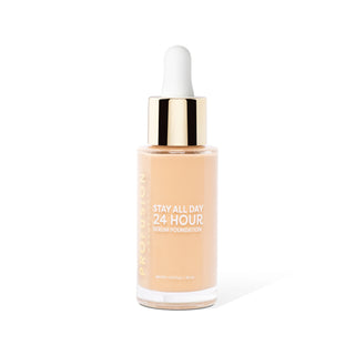Profusion Cosmetics Fond de ten cu silicon 24 Hour Stay All Day, nuanta Warm Golden, 30 ml