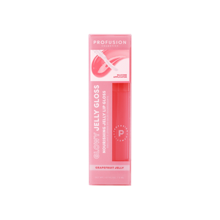 Profusion Cosmetics Glowy Jelly Gloss hranitor pentru buze, nuanta Grapefruit Jelly, 3 ml
