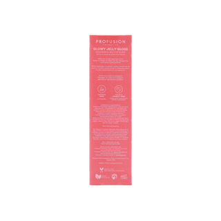 Profusion Cosmetics Glowy Jelly Gloss hranitor pentru buze, nuanta Grapefruit Jelly, 3 ml