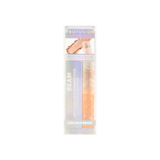 Profusion Cosmetics Jelly Beam Shimmer Baton tip jeleu cu sclipici pentru machiaj, nuanta Golden Beam, 2.5 g