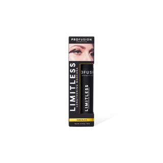 Mascara pentru alungirea genelor, Limitless, nuanta Pure Black, Profusion Cosmetics, 9 ml