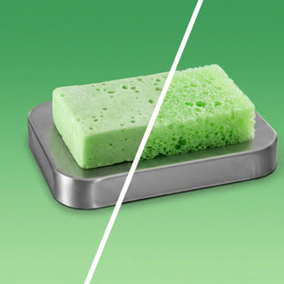 2 in 1 Burete de baie si sapun incorporat, cu Aloe Vera, efect calmant & hidratant, Esponjabon, 120 gr