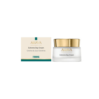 Ahava Extreme Day Cream with packaging on a white background