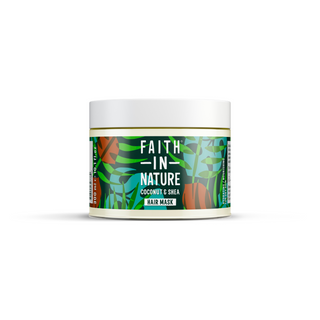 Masca de par naturala nutritiva, cu ulei de cocos si unt de shea, Faith in Nature, 300 ml