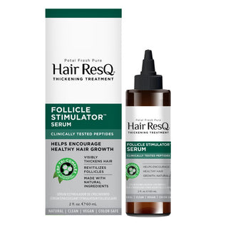 Serum tratament pentru indesirea si stimularea cresterii parului, Follicle Stimulatorâ„¢, Hair ResQ, Petal Fresh Pure, 60 ml