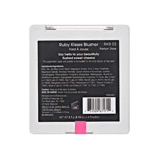 RUBY KISSES, Paleta farduri obraz Blush, Partyin' Bare, 4 x3.7 g