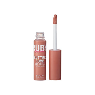 RUBY KISSES, Luciu buze Butter Bomb - Nude 7.8 ml