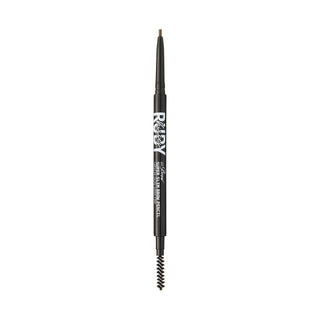 RUBY KISSES, Creion de sprancene super subtire rezistent la apa, Dark Brown, 0,09 g