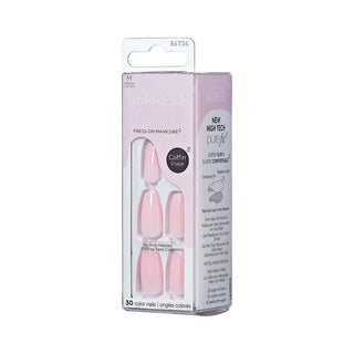 KISS, Unghii false imPRESS, Pink Dream, 30 bucati