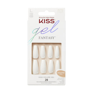 KISS, Unghii false Gel Fantasy Sculpted, True Color, 28 bucati