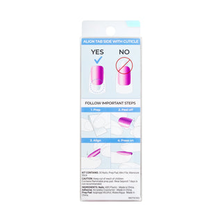 KISS, Unghii false colorFX by imPRESS, Reconnect, 30 bucati