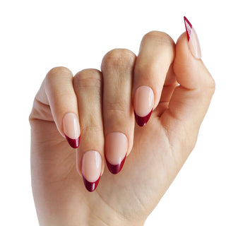 KISS, Unghii false Salon Acrylic French Color, Catchy, 28 bucati