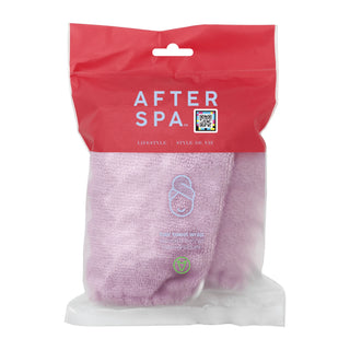 Prosop tip turban pentru par, cu nasture, de culoare roz, Afterspa Lifestyle, Afterspa, 1 articol