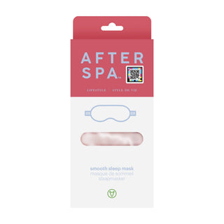 Masca de dormit din satin, fina, culoare roz, Afterspa Lifestyle, Afterspa, 1 articol