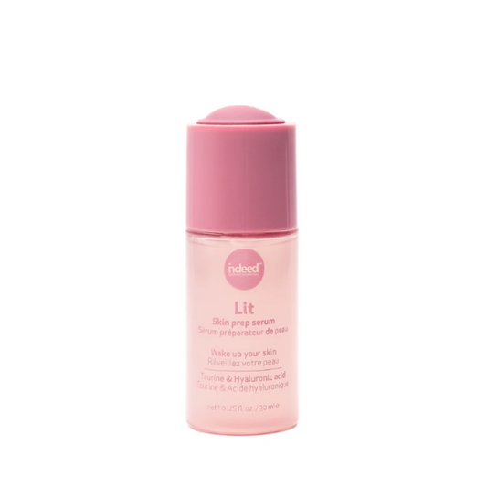 Ser revitalizant pentru pregatirea tenului, cu taurina & acid hialuronic, Lit Skin Prep, Indeed Laboratories, 30 ml