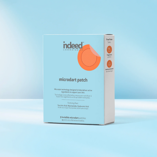 Plasturi invizibili anti-acnee cu acid succinic, niacinamida si acid hialuronic, Microdart Patch, Indeed Laboratories, 9 bucati
