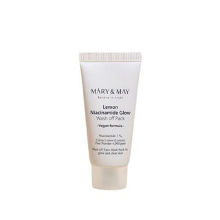 Masca tip wash-off cu extract de lamaie si niacinamide - mini, Mary and May, 30g