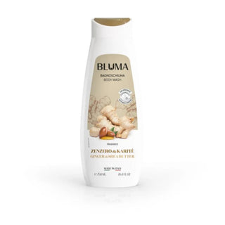 Gel de dus cu parfum de ghimbir & unt de shea, BLUMA ZENZERO & KARITE, 750 ml Tuju -